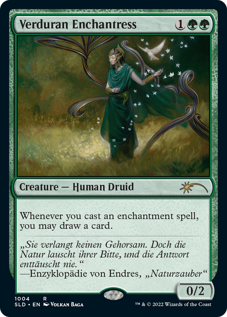 Verduran Enchantress (SLD-1004) -  Foil