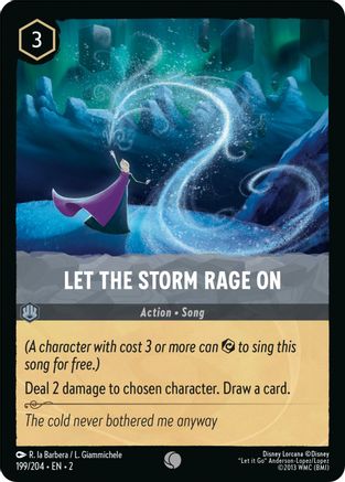 Let the Storm Rage On (199/204) - Rise of the Floodborn Cold Foil