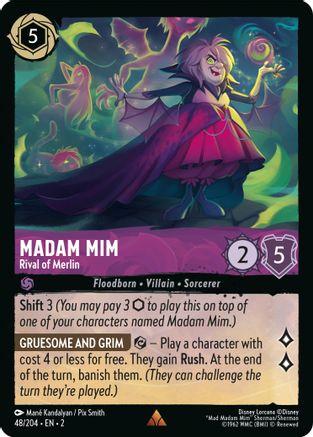 Madam Mim - Rival of Merlin (48/204) - Rise of the Floodborn