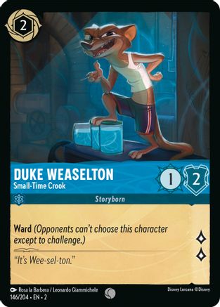 Duke Weaselton - Small-Time Crook (146/204) - Rise of the Floodborn