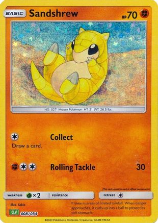 Sandshrew 8 - Holofoil