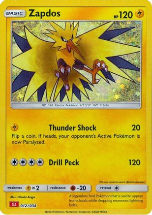 Zapdos 12 - Holofoil