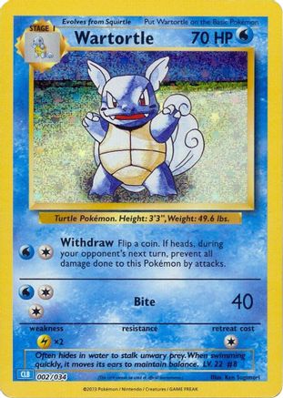 Wartortle 2 - Holofoil