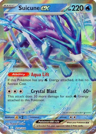 Suicune ex 10 - Holofoil