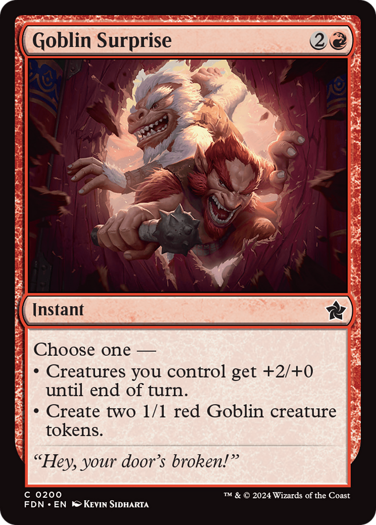 Goblin Surprise (FDN-200) -  Foil