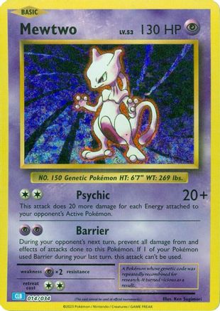 Mewtwo 14 - Holofoil