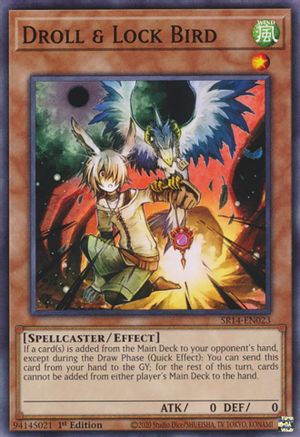 Droll & Lock Bird (SR14-EN023) - Structure Deck: Fire Kings 1st Edition