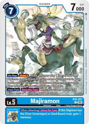 Majiramon (EX5-021) - Animal Colosseum