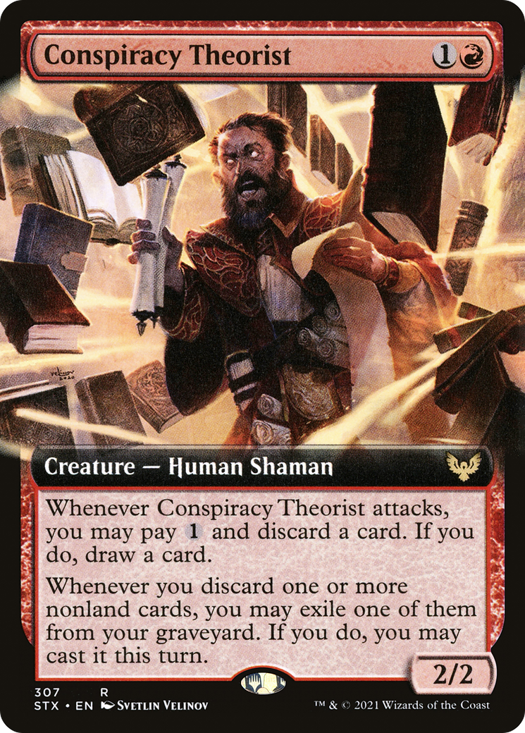 Conspiracy Theorist (STX-307) - : (Extended Art) Foil