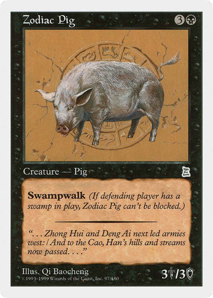 Zodiac Pig (PTK-097) -