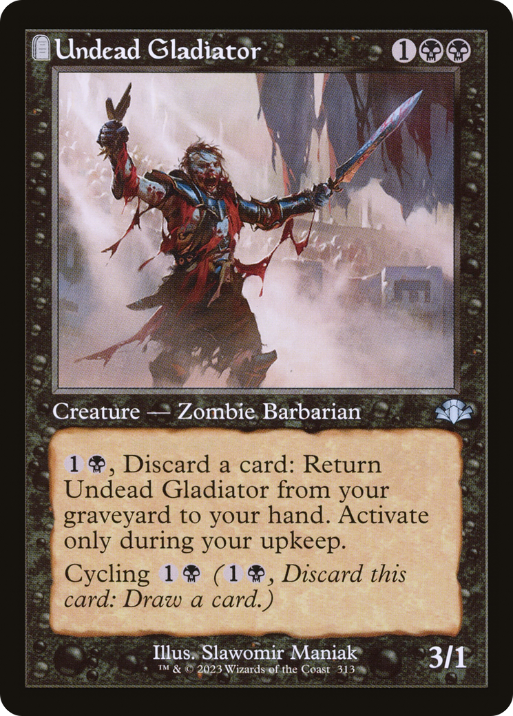 Undead Gladiator (DMR-313) - : (tombstone) Foil