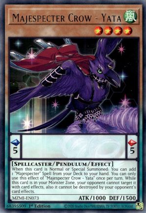 Majespecter Crow - Yata (MZMI-EN073) - Maze of Millennia 1st Edition