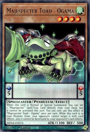 Majespecter Toad - Ogama (MZMI-EN074) - Maze of Millennia 1st Edition