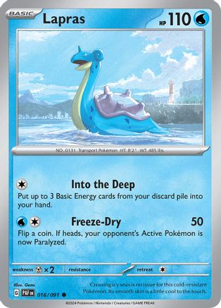 Lapras 16 - Reverse Holofoil