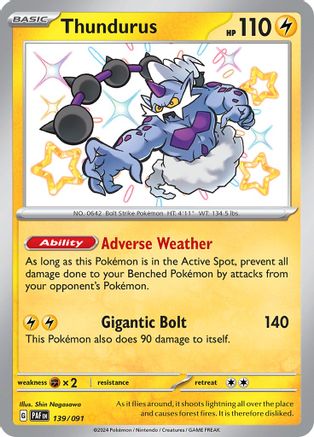 Thundurus 139 - Holofoil