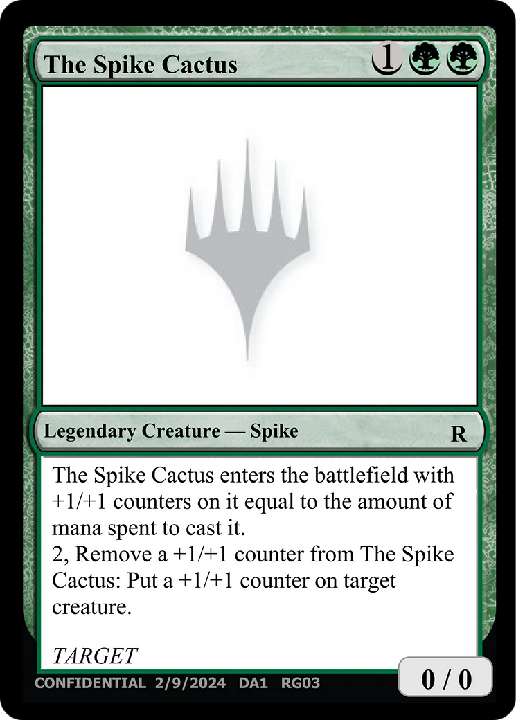 The Spike Cactus (DA1-RG03E) -