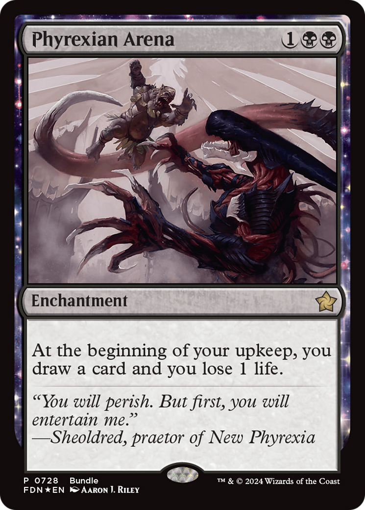 Phyrexian Arena (FDN-728) - : (enchantment) Foil