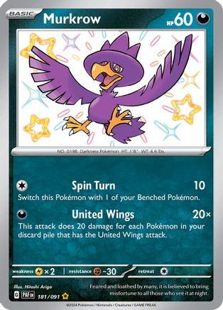 Murkrow 181 - Holofoil