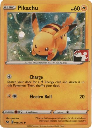 Pikachu - 065/202 (Cosmos Holo) 65 - Holofoil