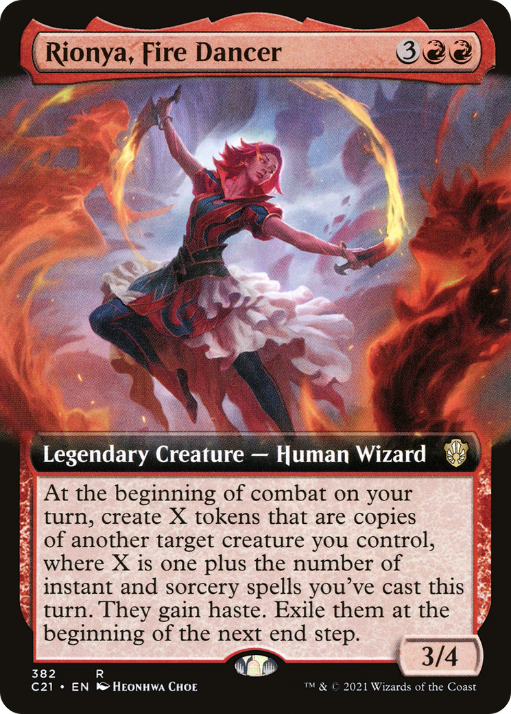 Rionya, Fire Dancer (C21-382) - : (Extended Art)