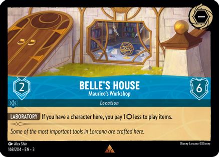 Belle's House - Maurice's Workshop (168/204) - Into the Inklands Cold Foil