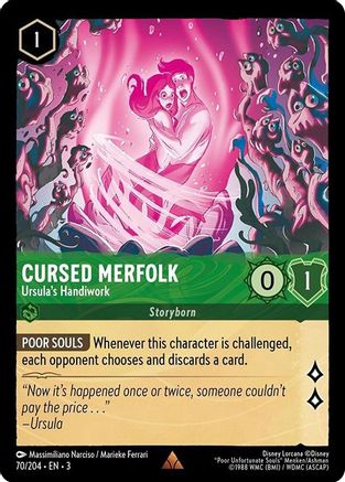 Cursed Merfolk - Ursula's Handiwork (70/204) - Into the Inklands