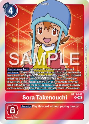 Sora Takenouchi (BT15-082) - Exceed Apocalypse Foil