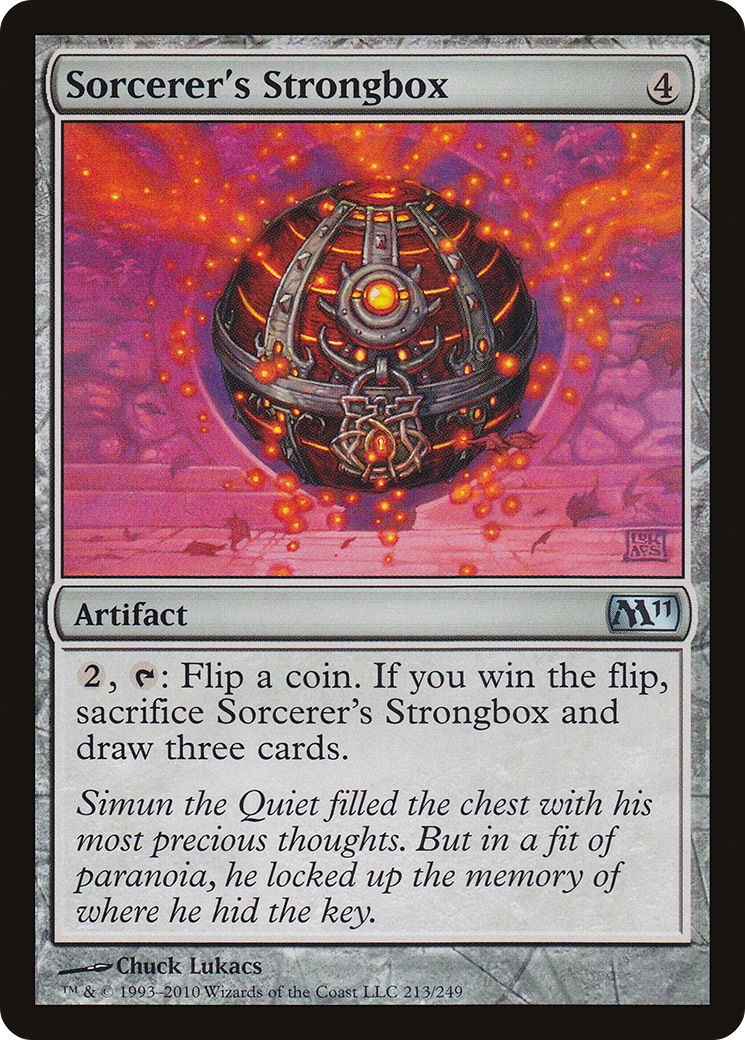 Sorcerer's Strongbox (M11-213) -  Foil