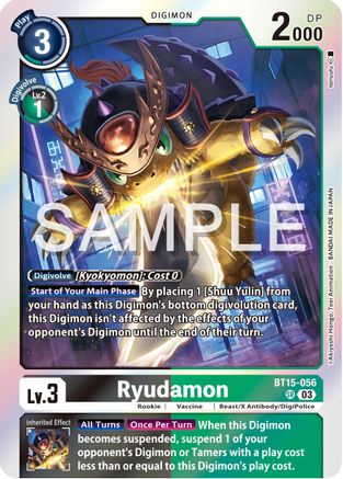 Ryudamon (BT15-056) - Exceed Apocalypse Foil