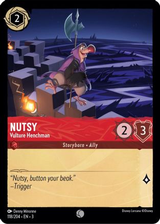 Nutsy - Vulture Henchman (118/204) - Into the Inklands