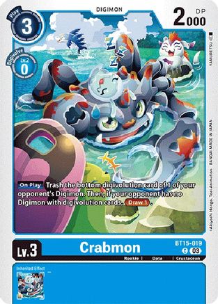 Crabmon (BT15-019) - Exceed Apocalypse