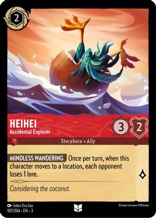 HeiHei - Accidental Explorer (107/204) - Into the Inklands Cold Foil