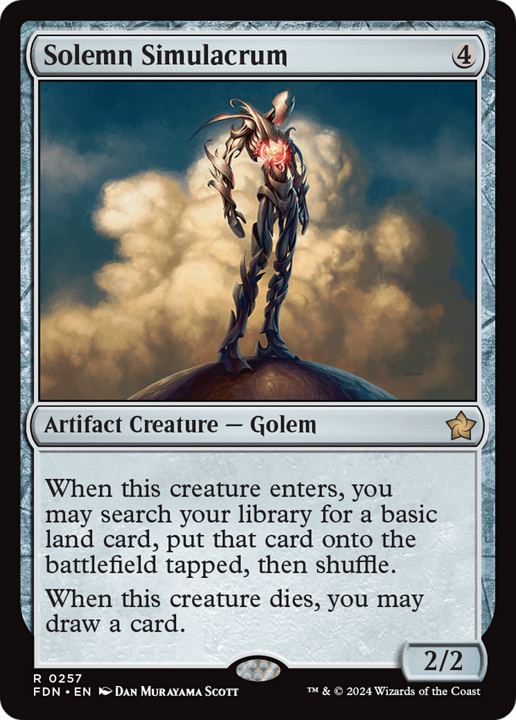 Solemn Simulacrum (FDN-257) -  Foil