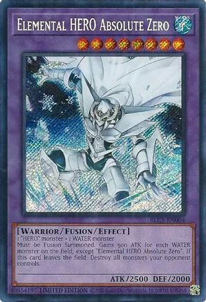 Elemental HERO Absolute Zero (BLC1-EN004) - Battles of Legend: Chapter 1 Limited