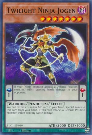 Twilight Ninja Jogen (BLC1-EN049) - Battles of Legend: Chapter 1 1st Edition