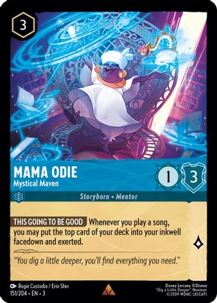 Mama Odie - Mystical Maven (151/204) - Into the Inklands Cold Foil