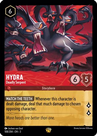 Hydra - Deadly Serpent (108/204) - Into the Inklands Cold Foil