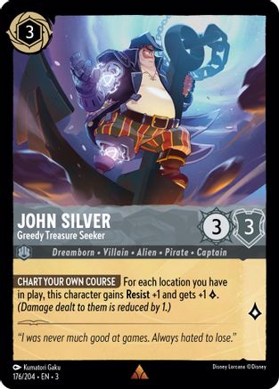 John Silver - Greedy Treasure Seeker (176/204) - Into the Inklands