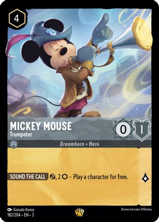 Mickey Mouse - Trumpeter (182/204) - Into the Inklands