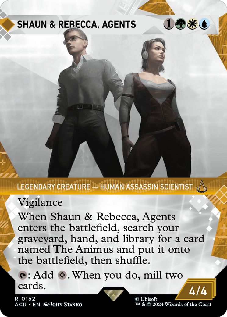 Shaun & Rebecca, Agents (ACR-152) - : (Showcase) (Borderless) Foil