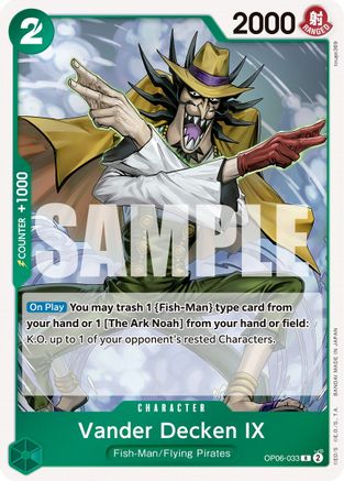 Vander Decken IX (OP06-033) - Wings of the Captain Foil