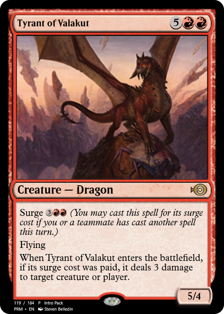 Tyrant of Valakut (PRM-59657) -  Foil