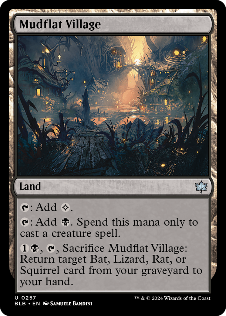 Mudflat Village (BLB-257) -  Foil