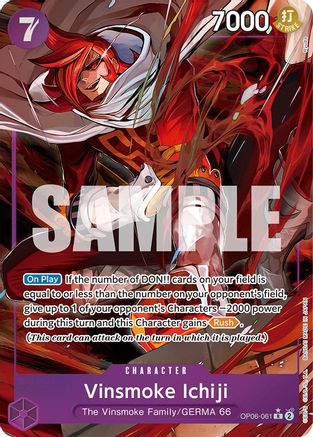 Vinsmoke Ichiji (061) (Alternate Art) (OP06-061) - Wings of the Captain Foil