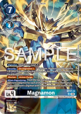 Magnamon (ST17-13) - Starter Deck 17: Double Typhoon Advanced Deck Set Foil