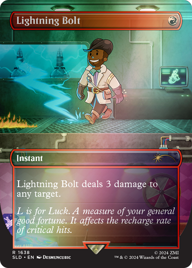 Lightning Bolt (SLD-1638★) -  (Borderless) Foil