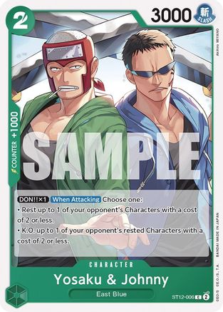 Yosaku & Johnny (ST12-006) - Starter Deck 12: Zoro and Sanji