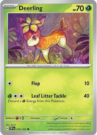 Deerling - 016/162 16 - Reverse Holofoil