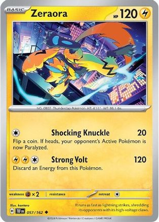 Zeraora 57 - Reverse Holofoil