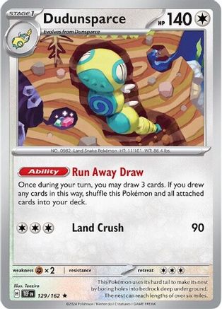 Dudunsparce 129 - Reverse Holofoil